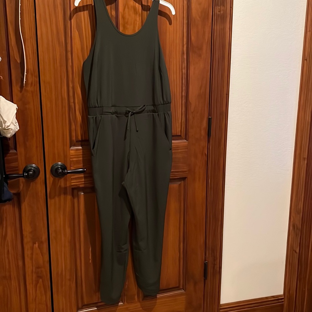 One piece olive green ladies suite